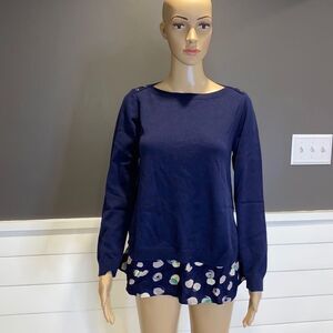 Motto split back sweater/top